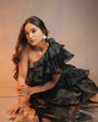 Zuri Organza Dress With Rhinestone Belt