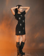 Star Light Fur Dress