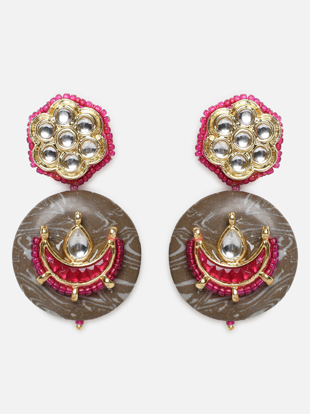 Khaak Rang Drop Earring