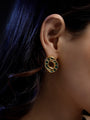 Shamrock Charm Drop Earring