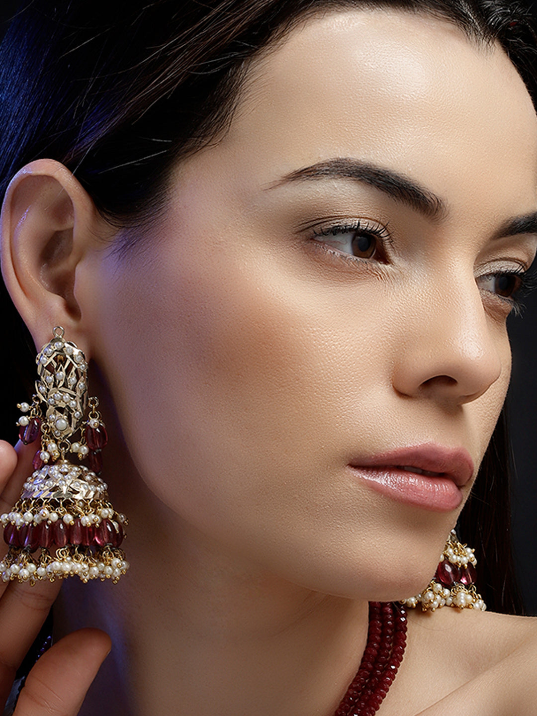 Shafaq Blush Jhumka