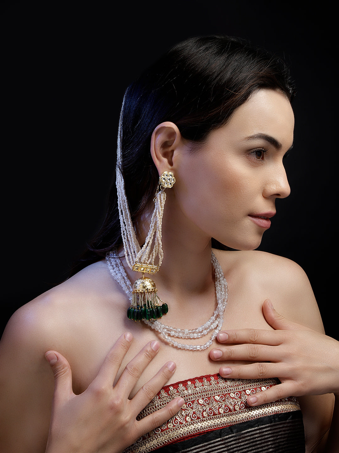 Sunehri Noor Drop Earring