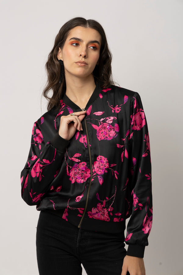 Dahlia Dusk Bomber Jacket