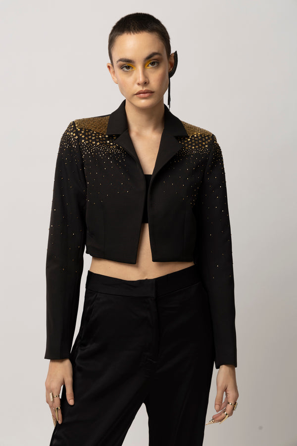 Golden Ember Black Jacket