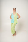 Pleated Flood Pant