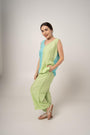 Pleated Flood Pant