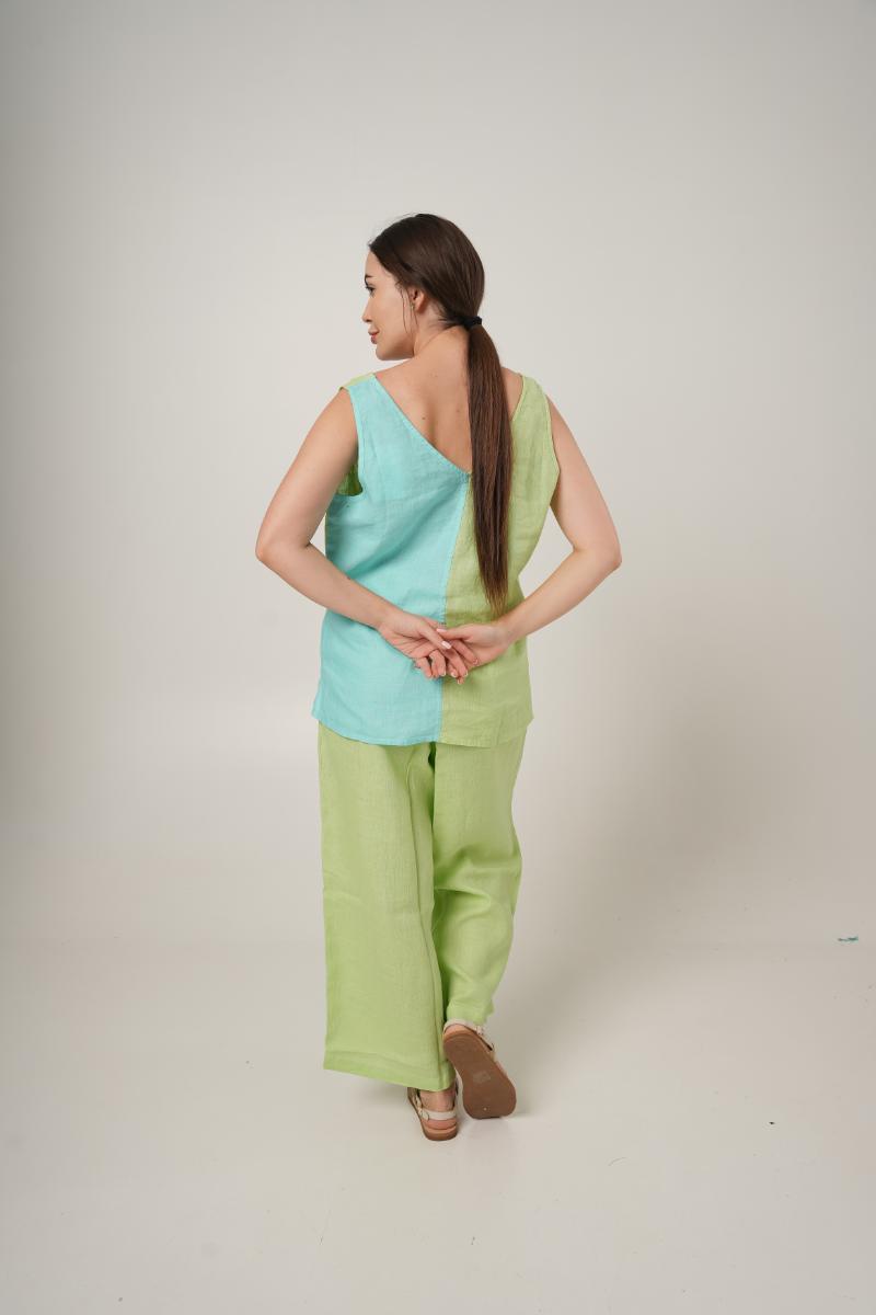 Pleated Flood Pant