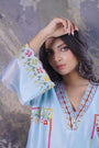 Dress Crafted From Chanderi Fabric