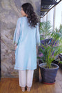 Dress Crafted From Chanderi Fabric
