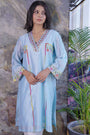 Dress Crafted From Chanderi Fabric