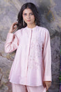 Chanderi Cord -Set With Resham Mooti