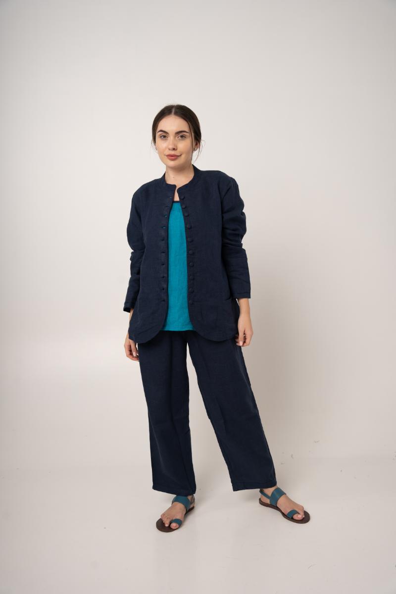 Classic Pant With Zipper And Button