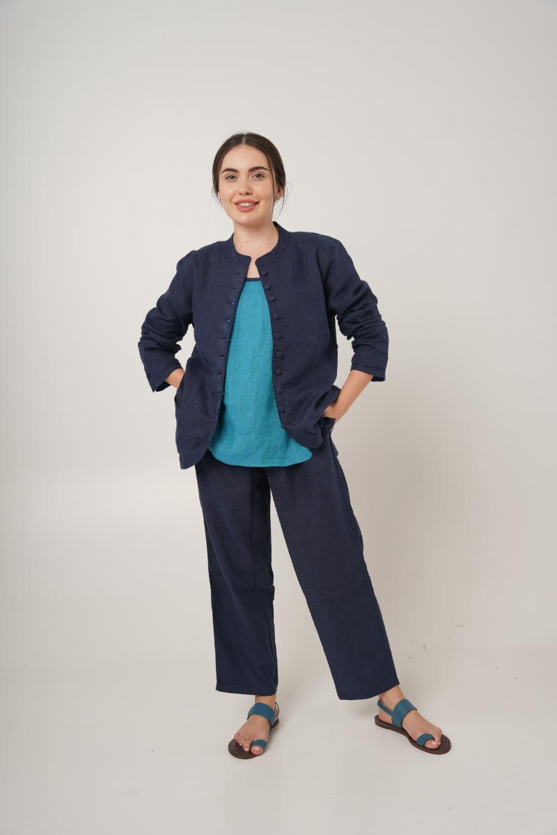 Classic Pant With Zipper And Button