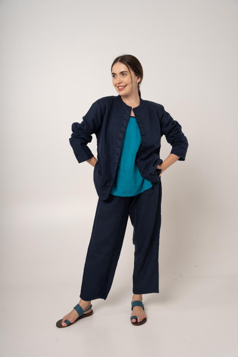 Classic Pant With Zipper And Button