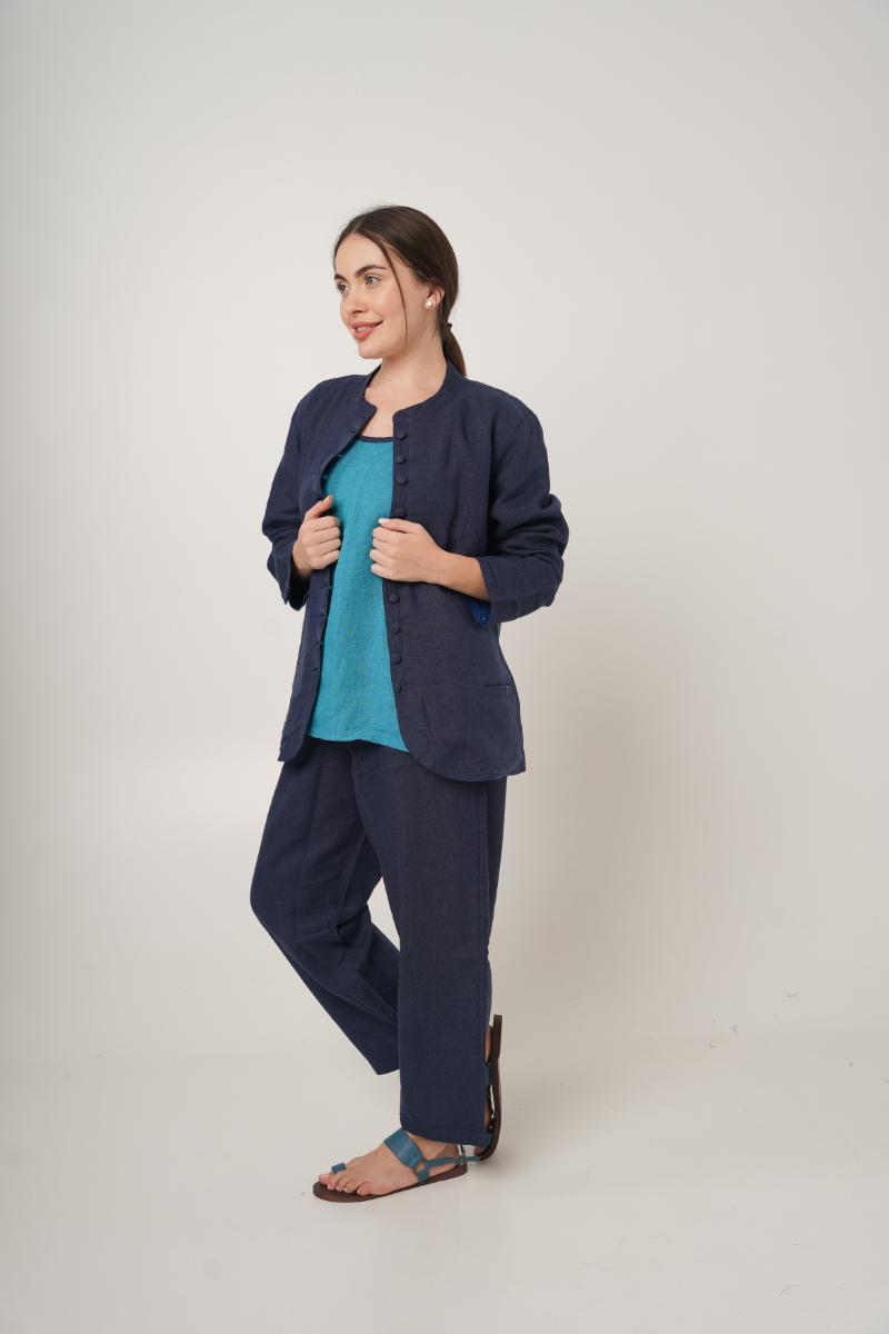 Classic Pant With Zipper And Button