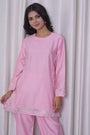 The Pink Chanderi Cord-Set