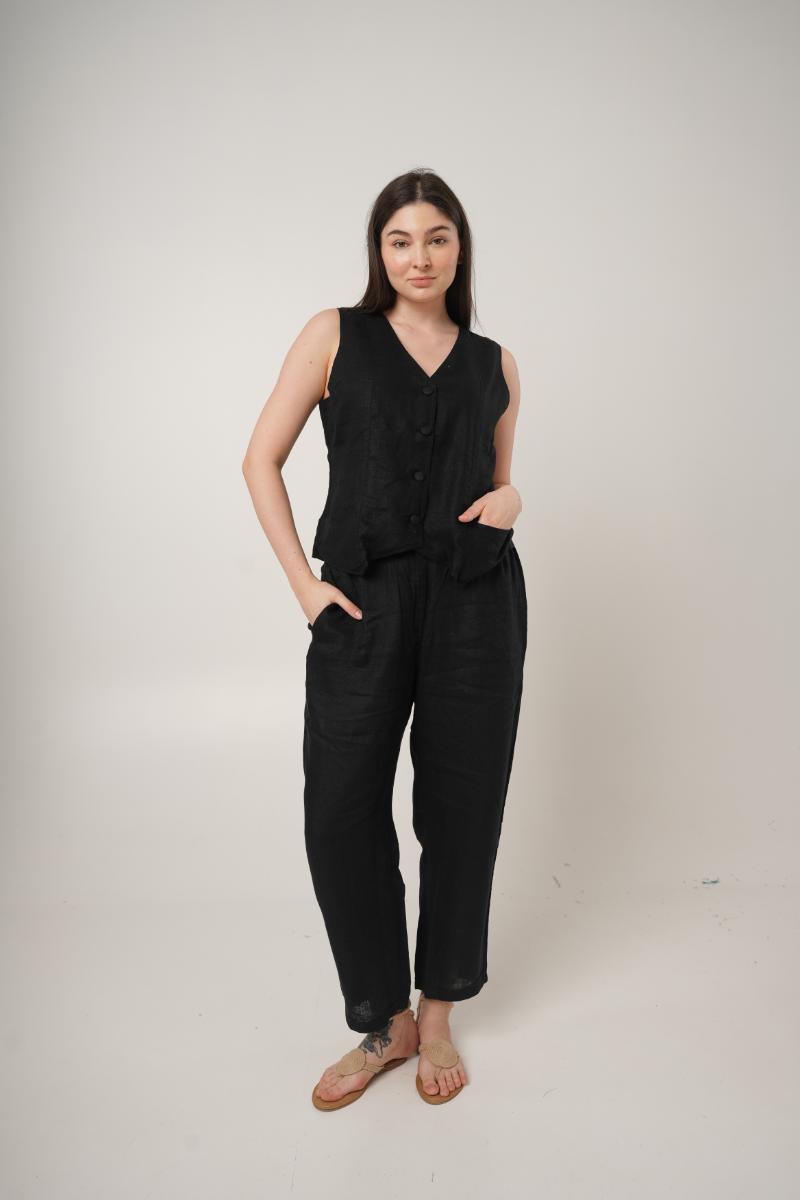 Classic Pant With Zipper And Button