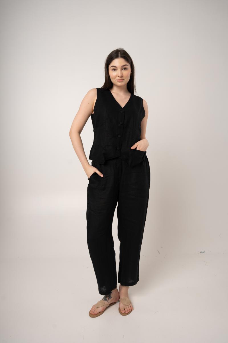 Classic Pant With Zipper And Button