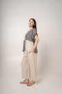 Pleated Flood Pant