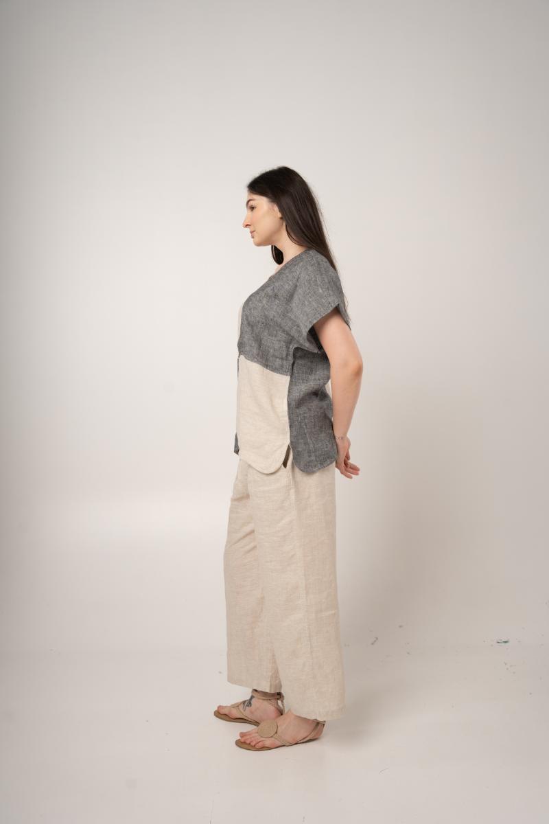 Pleated Flood Pant