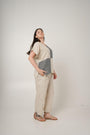 Pleated Flood Pant