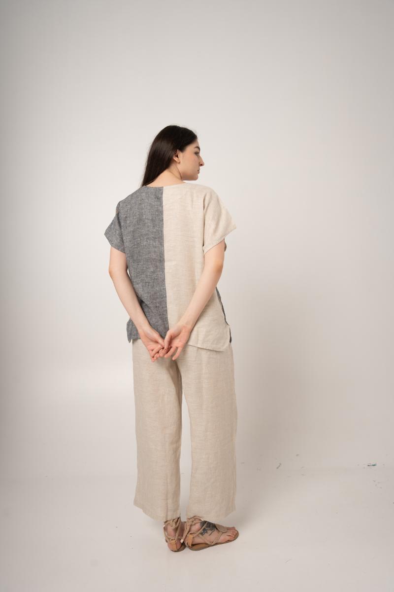 Pleated Flood Pant