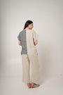 Pleated Flood Pant