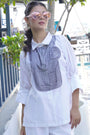 Chanderi Smocked Top
