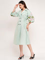 Effortlessly Chic Mint Green Poplin Dress