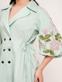 Effortlessly Chic Mint Green Poplin Dress