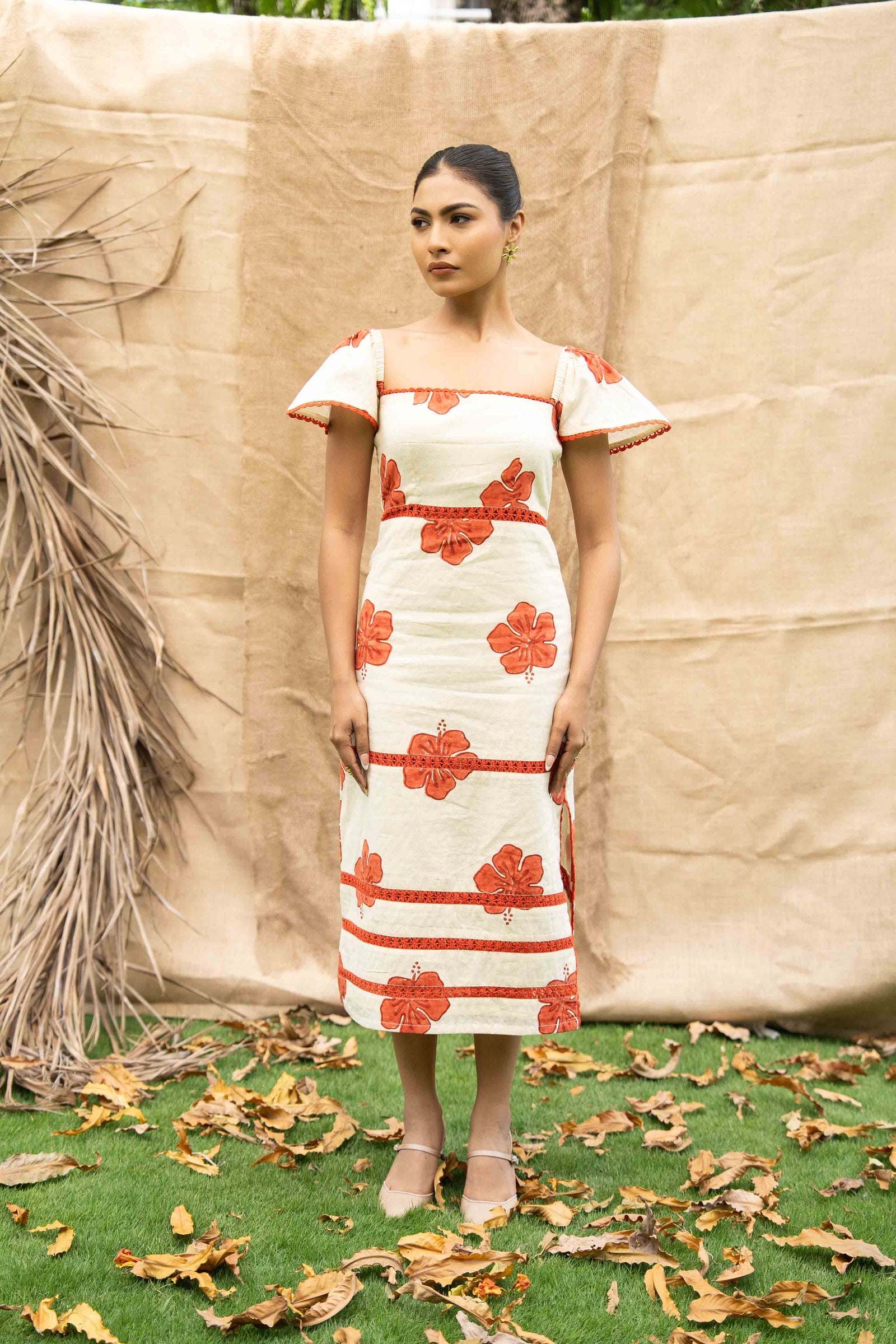 A Fitted Midi Dress