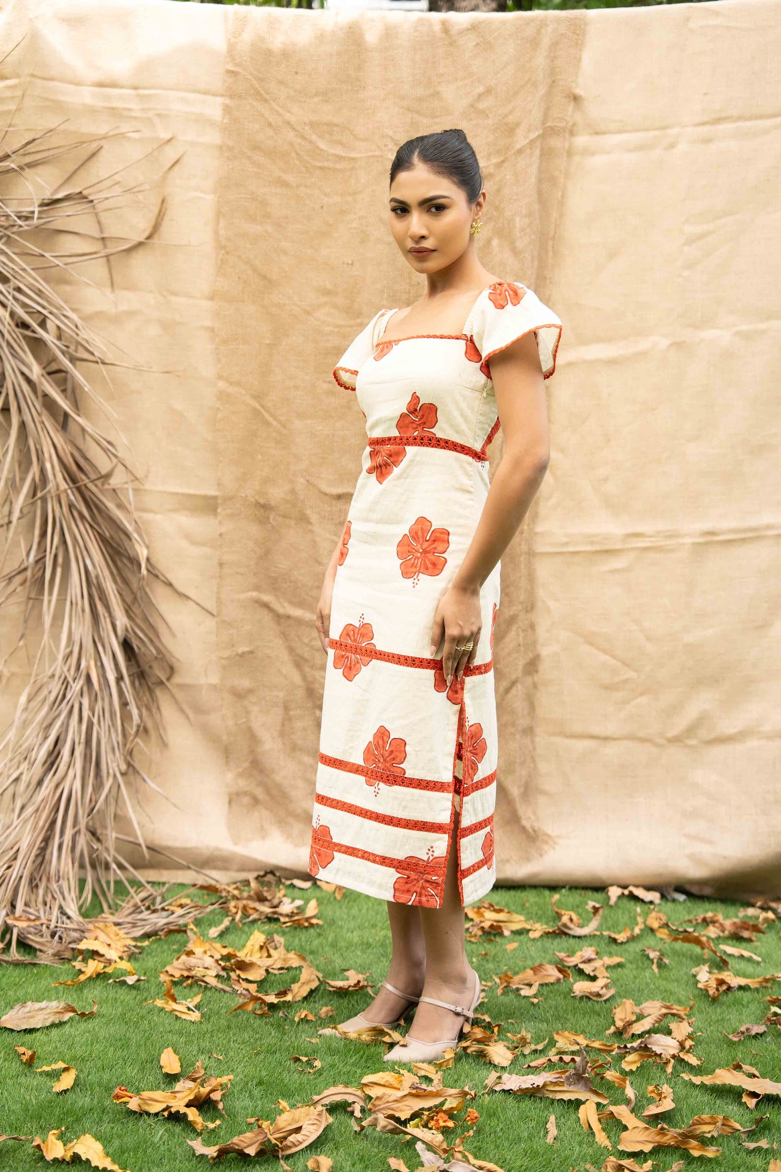A Fitted Midi Dress