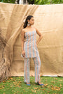 Geometric Printed Tube Top