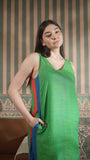 Pure Linen Solid Dresses