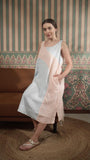 Pure Linen Solid Dresses