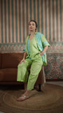 Color Block Linen Co-Ord Set