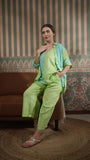 Color Block Linen Co-Ord Set