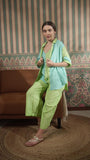 Color Block Linen Co-Ord Set