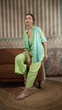 Color Block Linen Co-Ord Set