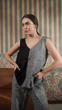Color Block V Neck Tank Top