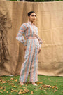 Geometric Coord Set Consists Of Printed Shirt With Fit