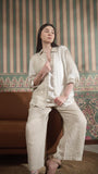 Color Block Linen Co-Ord Set