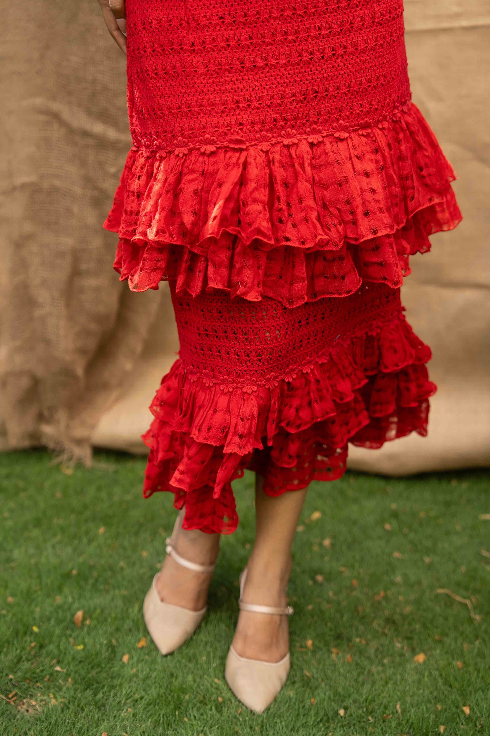 A Red Coord Set, Perfect For Date Night
