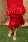 A Red Coord Set, Perfect For Date Night