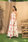 A Fit And Flare Maxi Dress