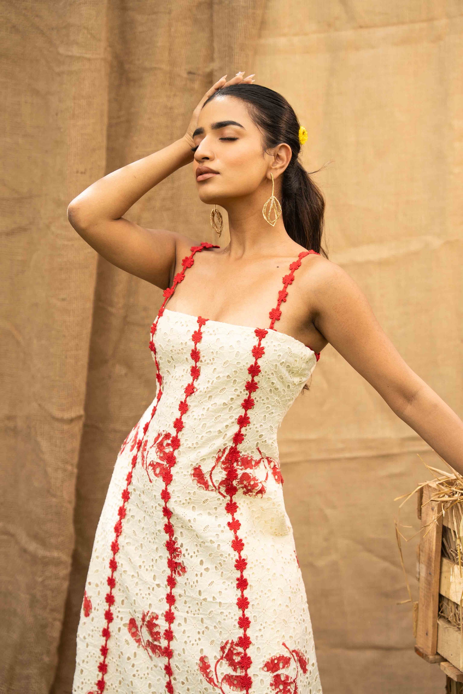 A Fit And Flare Maxi Dress