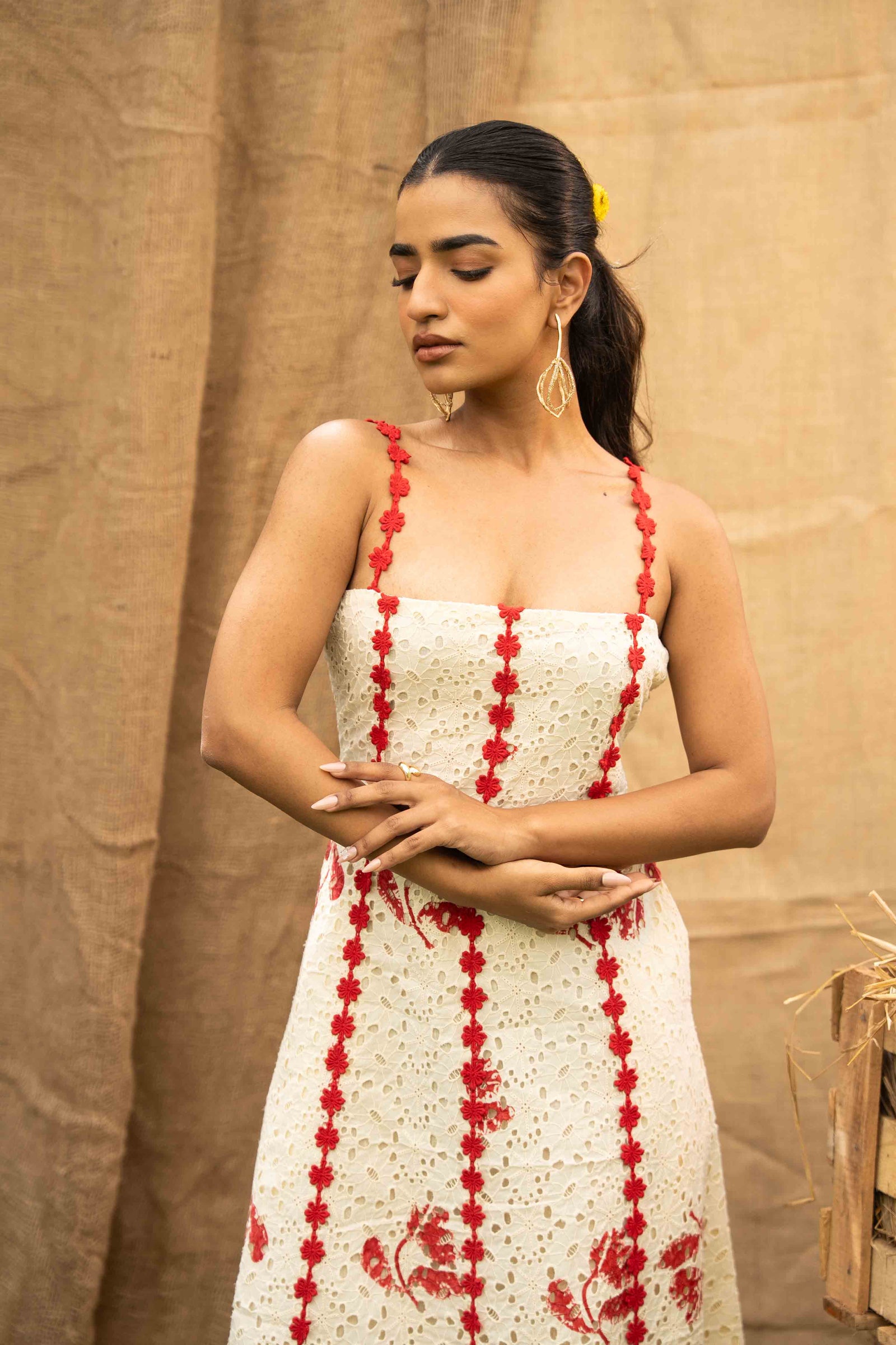 A Fit And Flare Maxi Dress