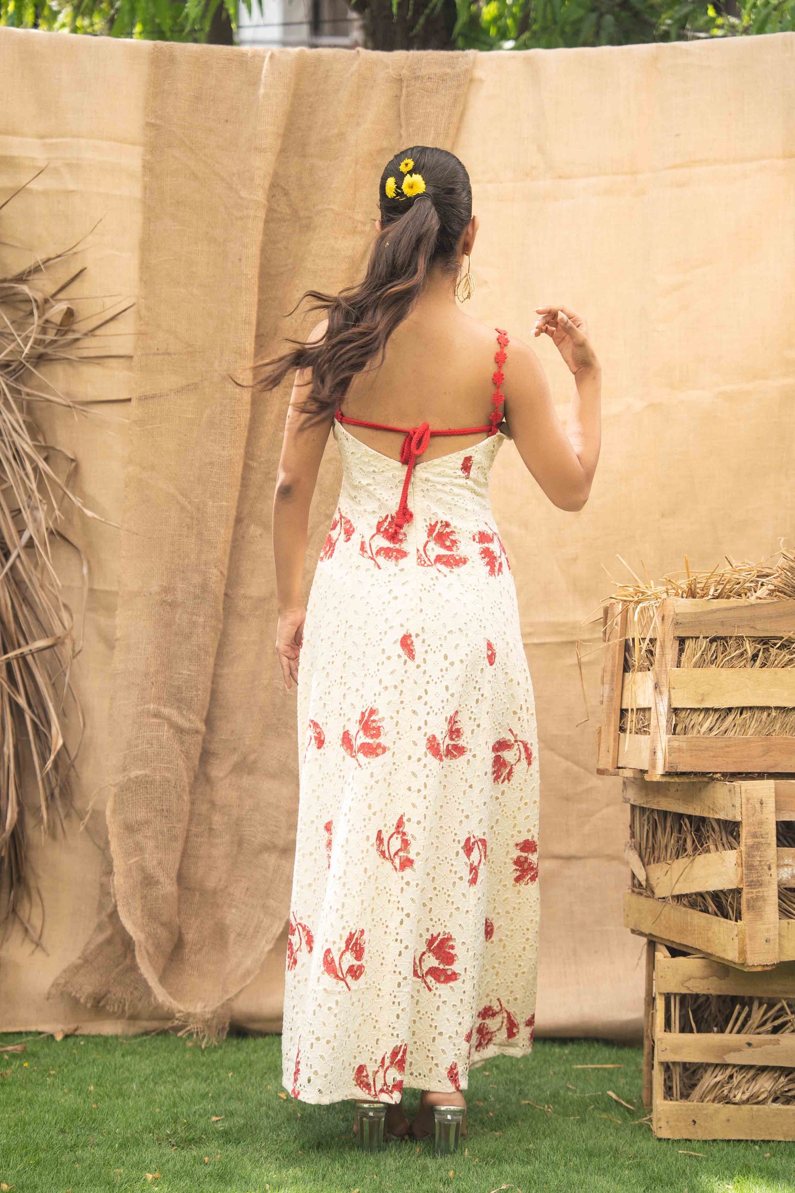 A Fit And Flare Maxi Dress