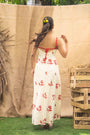 A Fit And Flare Maxi Dress