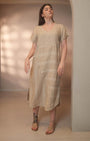 Ora Dresspatchwork Combo 01 Sand Multi